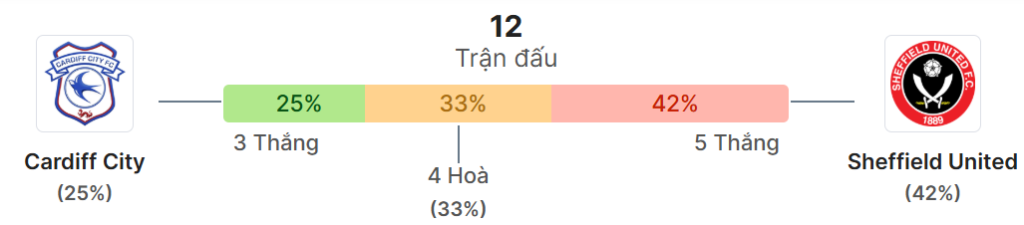 Thong ke doi dau Cardiff City vs Sheffield United