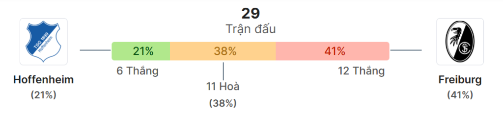 Thong ke doi dau Hoffenheim vs Freiburg