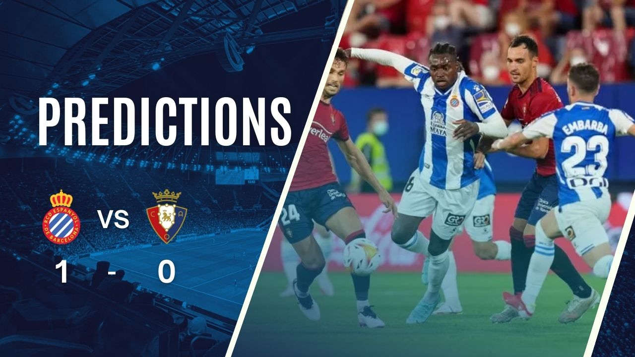 Dự đoán tỷ số Espanyol vs Osasuna ( 20:00 – 14/12/2024 )