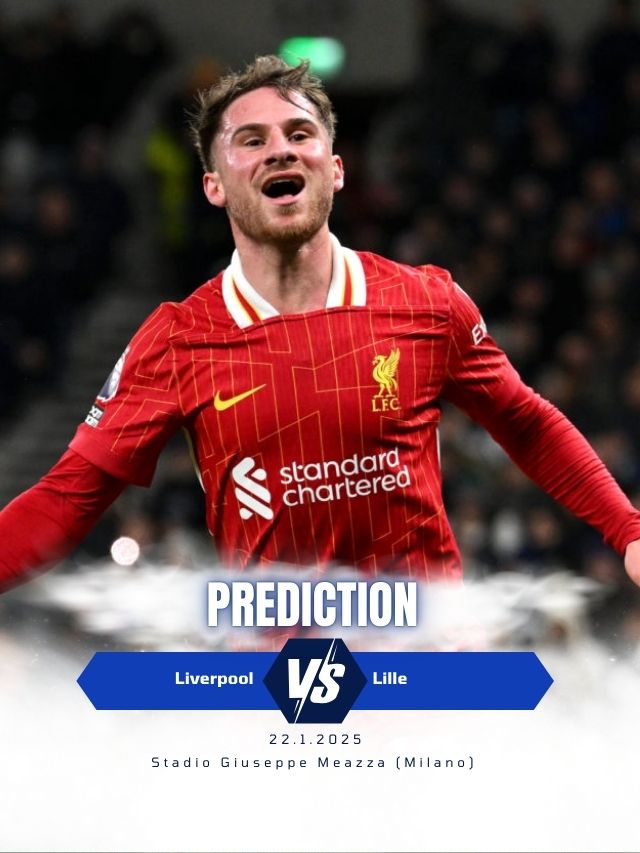 Liverpool vs Lille prediction & statistics | 22/1/2025