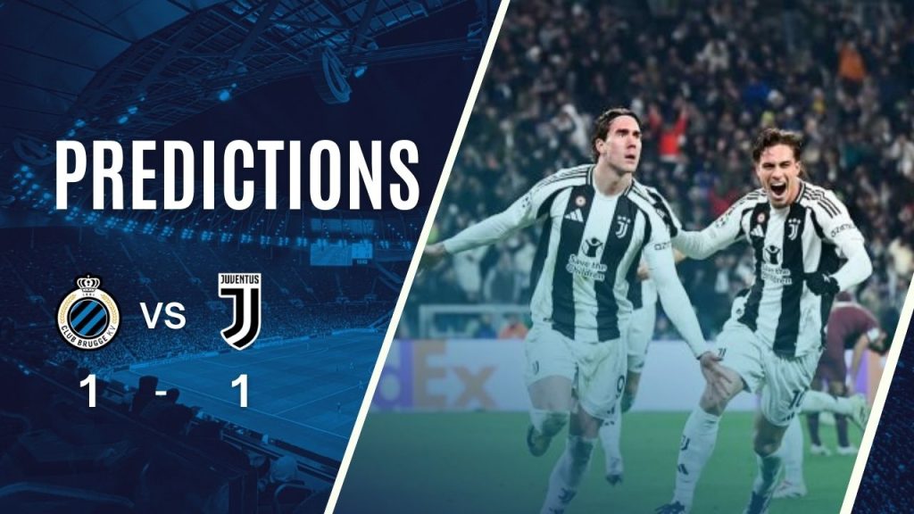 du doan Club Brugge vs Juventus 22-1-2025