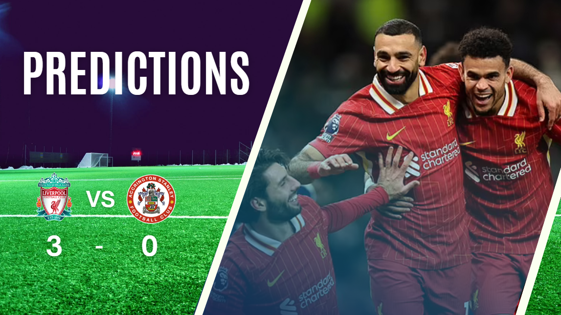 Dự đoán tỷ số Liverpool vs Accrington ( 19:15 – 11/01/2025 )